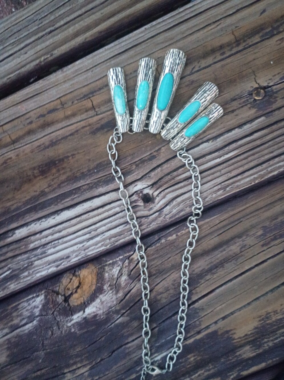 Turquoise Pendant Statement Necklace - Women Jewelry Boho